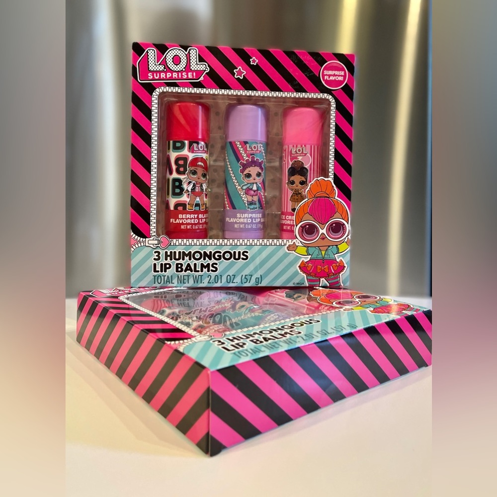 LOL suprise 3 humongous lip balms